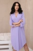 V-neck dress light purple