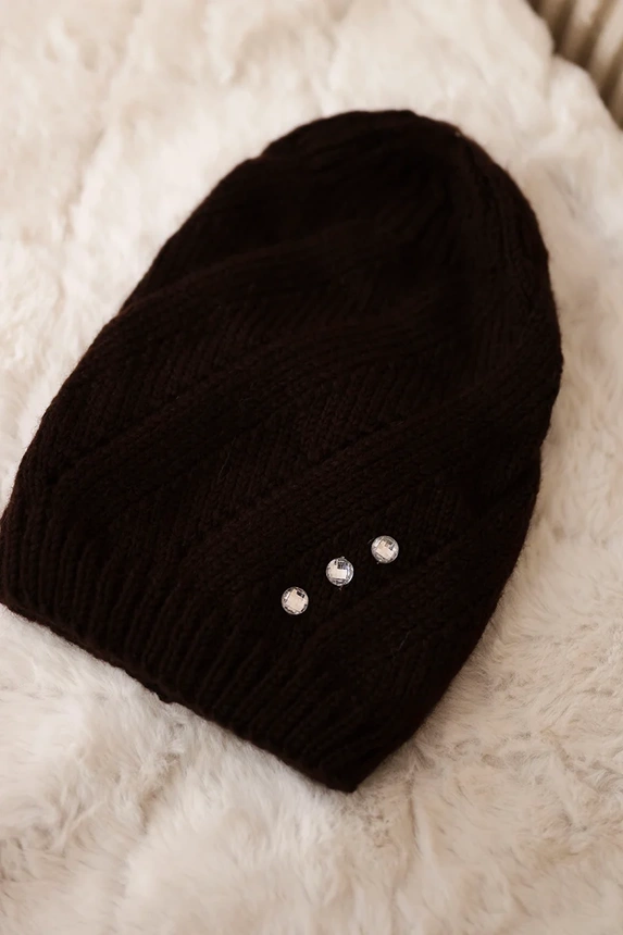 Women's cap Kryspina K394 brown