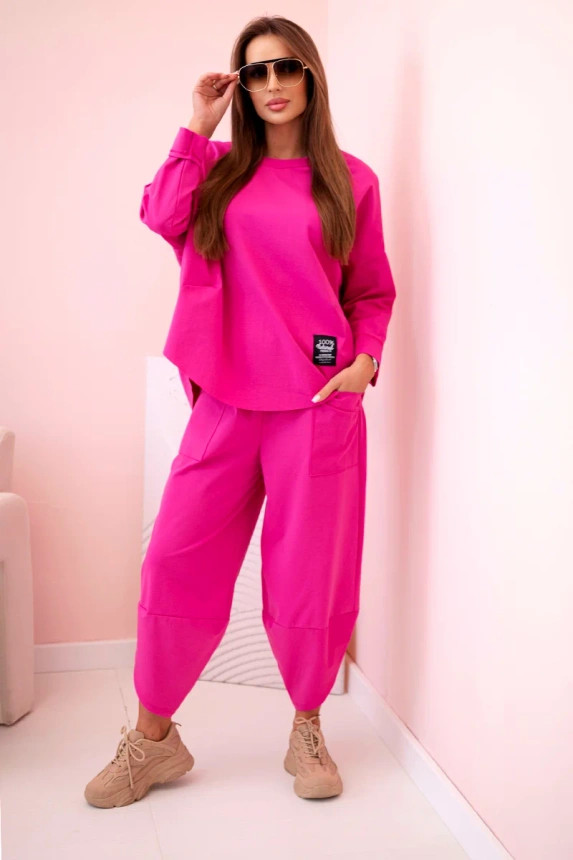 Set of new punto sweatshirt pants pink