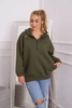 Hooded sweatshirt khaki