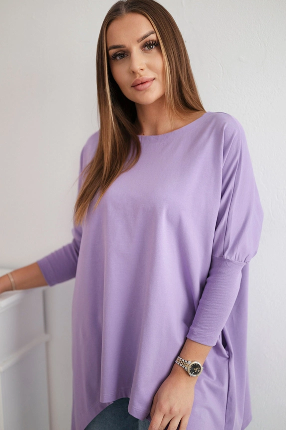 Blouse oversize purple