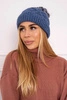 Cap with fleece Alice K248 jeans+white