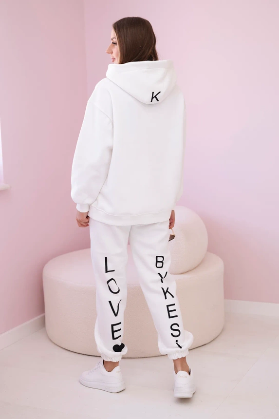 Bavlněná souprava s potiskem ecru