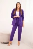 Elegantes Jacke und Hose Set lila
