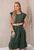 Rüschenkleid Khaki