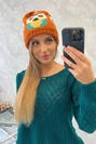 Dámska čiapka Ofelia K349 ruda