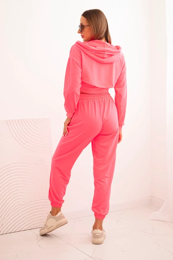 3-piece cotton set розовый неон