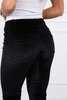 Velor trousers black