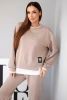 Ladies' set with a loose sweatshirt and sweatpants fango