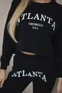 Set with Atlanta print black