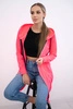 Kapuzenkleid Sweatshirt rosa neon