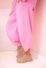 Set of new punto sweatshirt pants candy pink