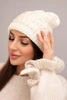 Dámská čepice Amira K359 ecru