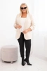 Women's Plus Size Unbuttoned Blazer with Lining XL/2XL beige