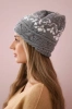 Women's cap Kira K374 light gray