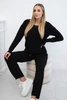 Pullover-Set sweatshirt + hose schwarz