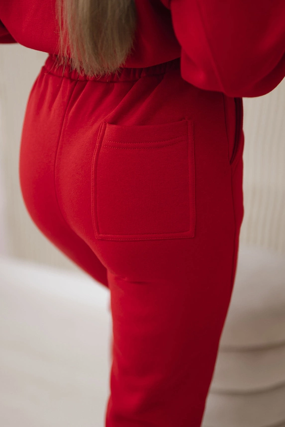 Izolovaná souprava s výšivkou Los Angeles červený