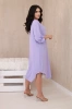 V-neck dress light purple
