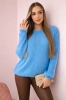 Pullover baby alpaka blau