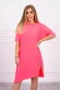 Übergroßes Kleid rosa neon