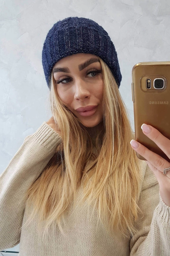 Čiapka s otočením nahor Ariana K299 námornícka modrá