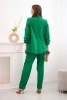 Elegant set of jackets and trousers green