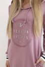 Tmavě růžové šaty Brooklyn