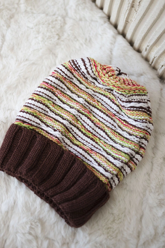 Women's cap Feba K330 brown