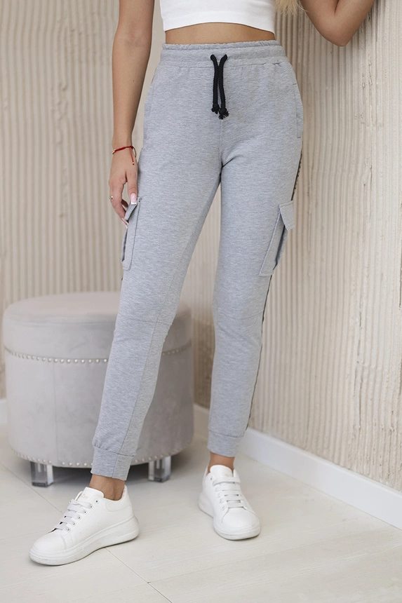 Pants cargo gray