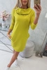 Kleid mit Kapuze und Kiwi-Taschen
