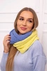 KN14 Bi-colour Kiwi+Jeans Snood für Damen