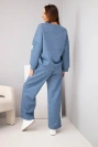 Women's butter set sweatshirt + pants heather denim