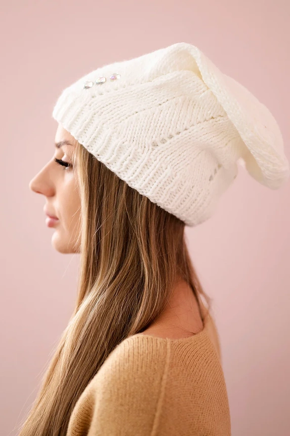 Women's cap Kryspina K394 white