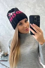Women's cap London K385 black