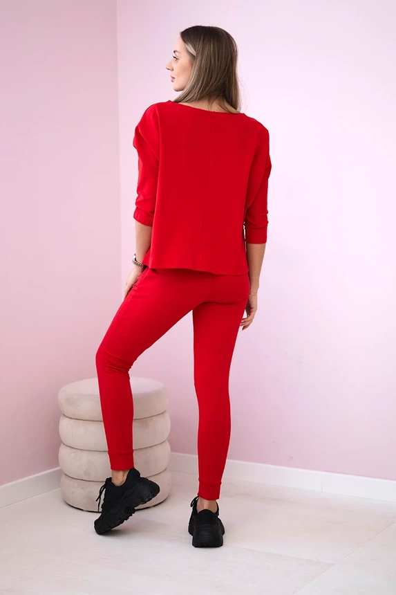 Set with Queen print red