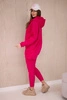 3-in-1-Set Sweatshirt, Top und Leggings fuchsia