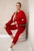 Viscose set sweatshirt + pants red