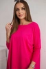 Oversize-Bluse fuchsia