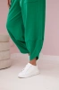 Baumwoll-Sweatshirt-Hosen-Set grün