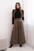 Women's wide-leg pants with a belt fango