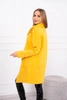 Tunic with envelope front Oversize mustard