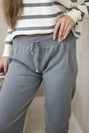 Sweater set Striped sweatshirt + Pants grey
