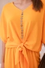 Set of blouses with pants  bright orange