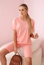 Set of top+leggings apricot
