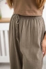 Muslin pants with a wide leg fango