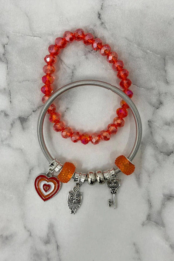 Bracelet SL519-87 orange