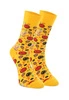 Pizza-gedruckte Socken – Set mit 4 Paar Unisex in origineller Verpackung