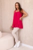 Bluse mit Schleifen Fuchsia