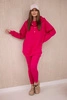 3-in-1-Set Sweatshirt, Top und Leggings fuchsia