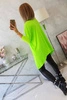 Blouse oversize green neon
